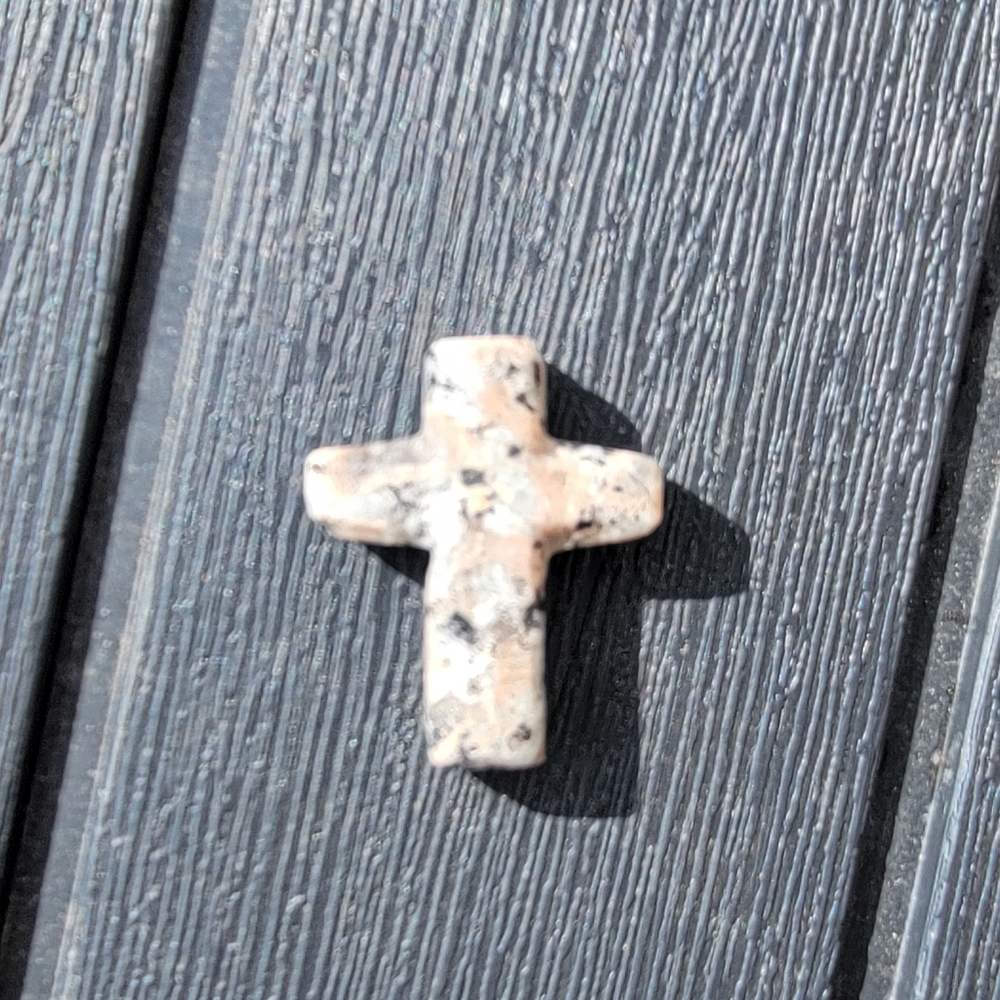 Dalmation Jasper Crystal Cross - Picture 2 of 6